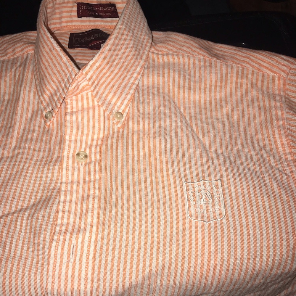 Men’s chaps button up shirt